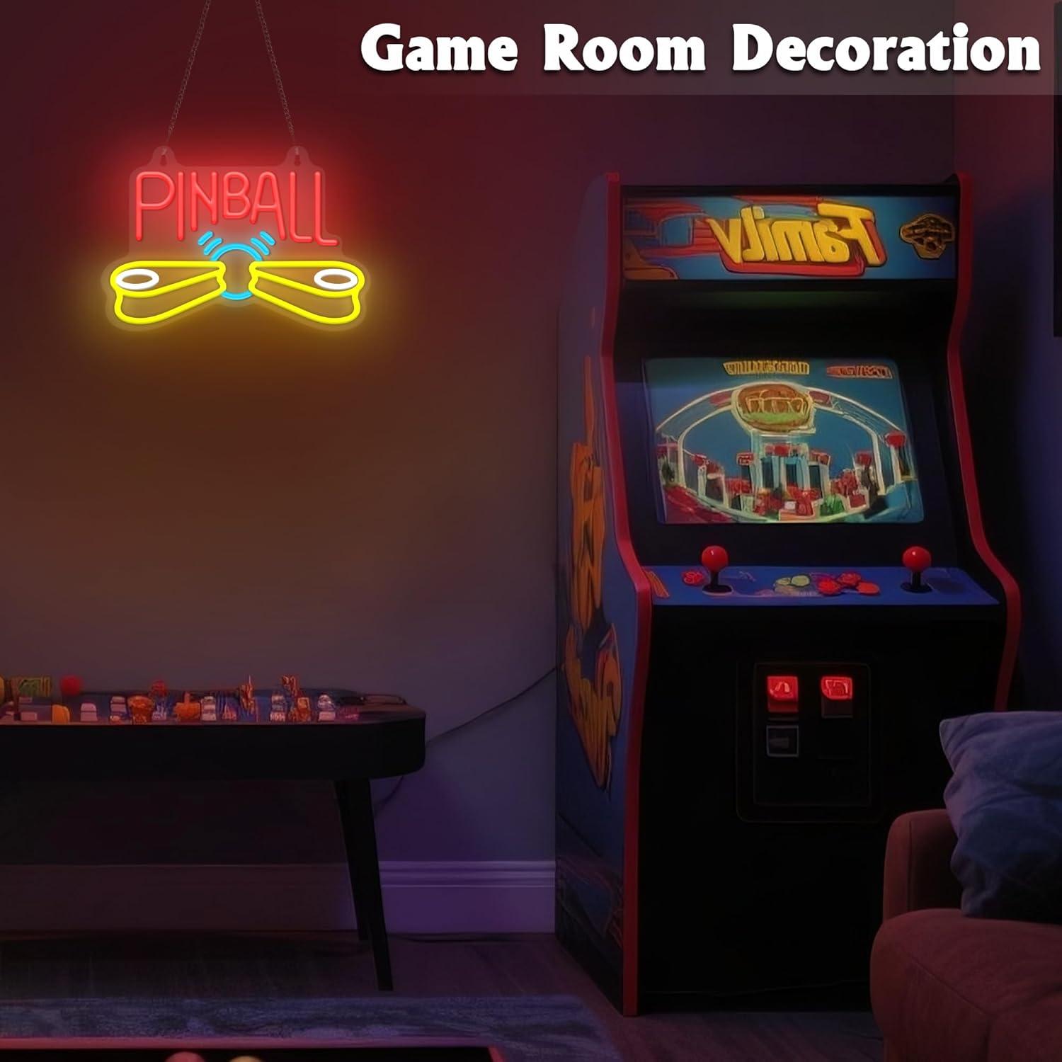 Neonowa tabliczka do pinballa, – Arcade Games & Vending Llc Photos recenzja i cena